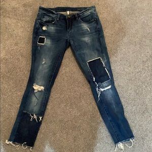 Blank NYC patch jeans